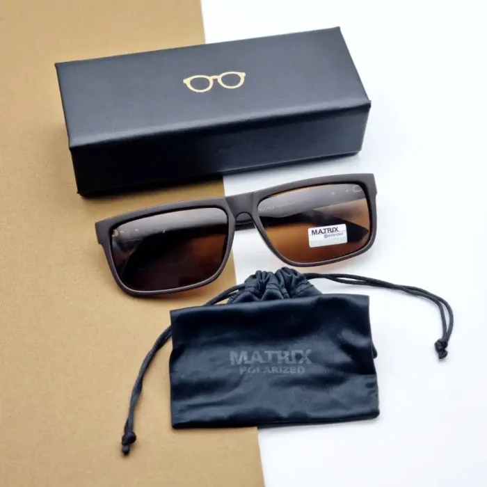 عینک آفتابی مردانه ماتریکس مدل 8400 رنگ قهوه‌ای