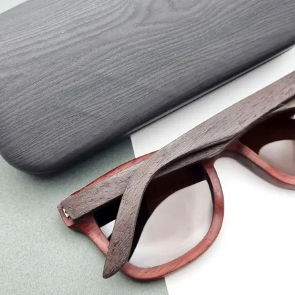 عینک چوبی دست‌ساز پلاریزه مدل 9210