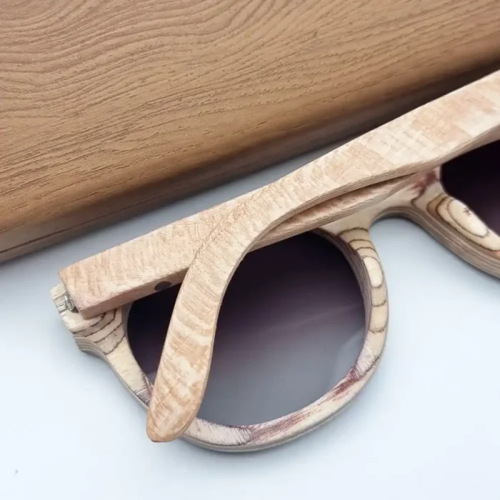 عینک چوبی دست‌ساز پلاریزه مدل 9240